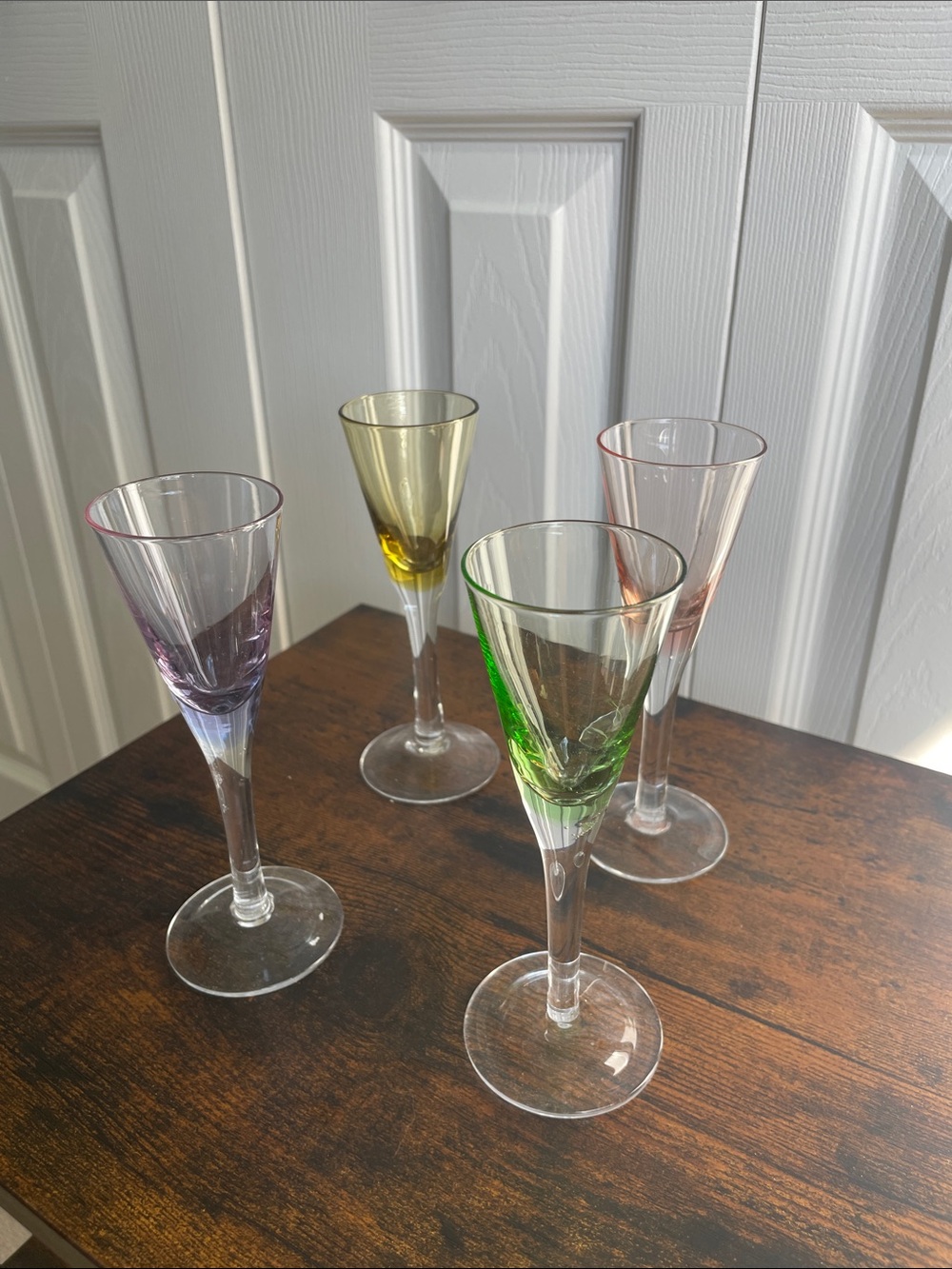 Vintage cordial glasses
